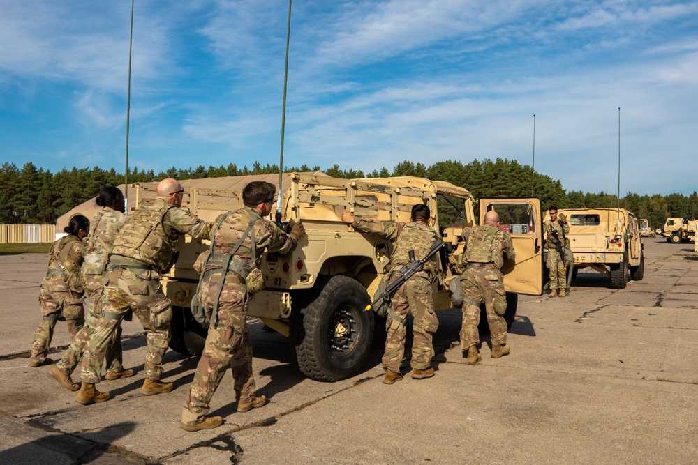 Task Force Wagonmaster conducts Spur Ride in Poland