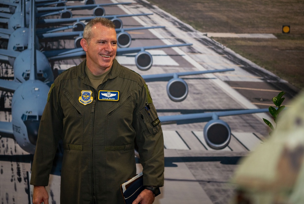 18th Air Force Commander visits MacDill AFB