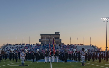 Deer Creek High School dedicates and renames football stadium in honor of fallen Marine