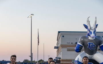 Deer Creek High School dedicates and renames football stadium in honor of fallen Marine