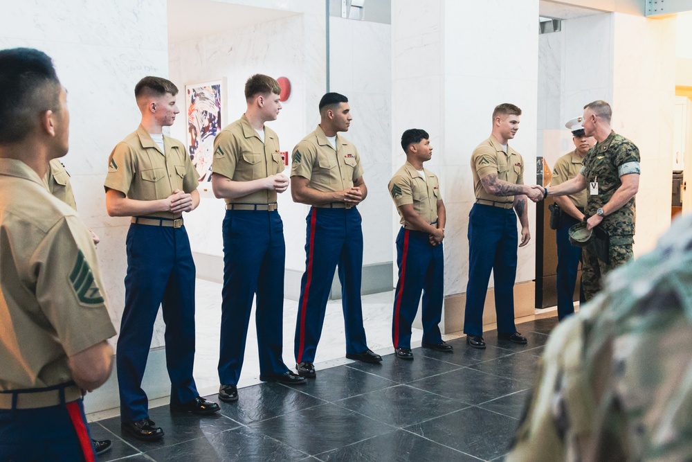 Task Force 61/2 command visits U.S. Embassy in Nicosia