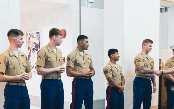 Task Force 61/2 command visits U.S. Embassy in Nicosia