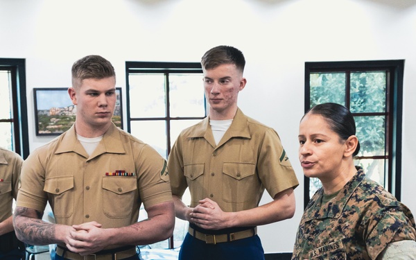 Task Force 61/2 command visits U.S. Embassy in Nicosia
