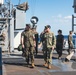 Task Force 61/2 command visits the USS Oak Hill