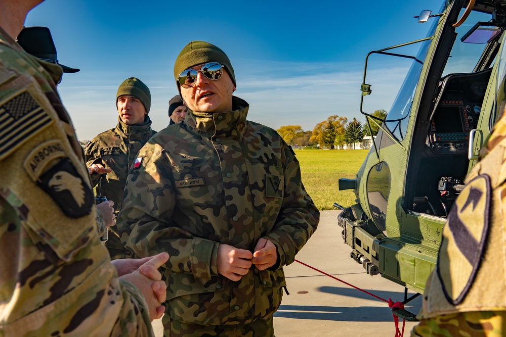 U.S. Army aviators join Polish Soldiers in Allied Aviation 24