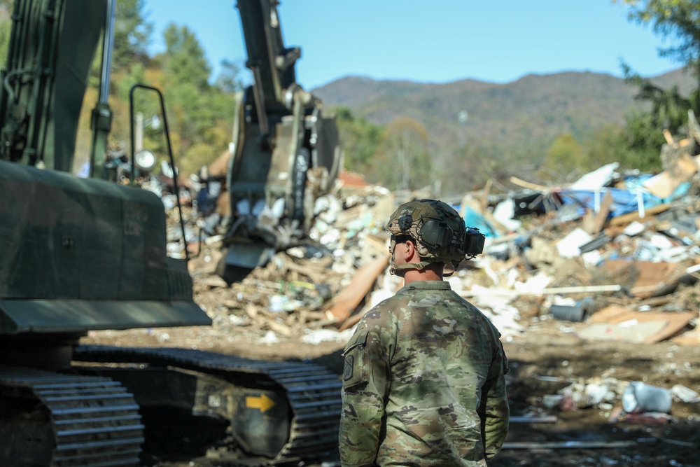 The 194th continues relief efforts in Carter County, Tennessee