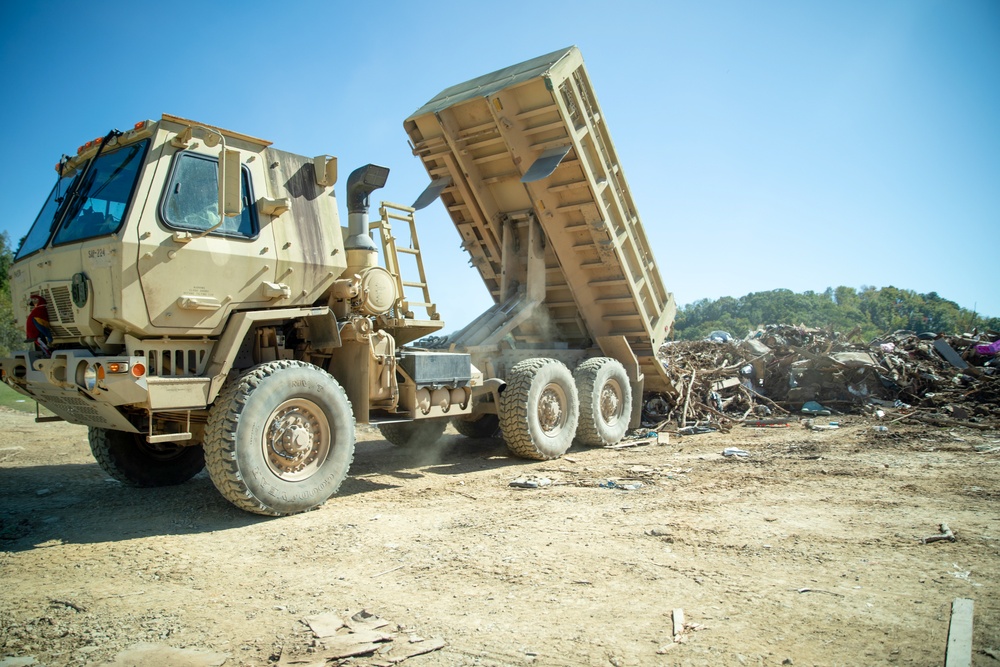 The 194th continues relief efforts in Carter County, Tennessee