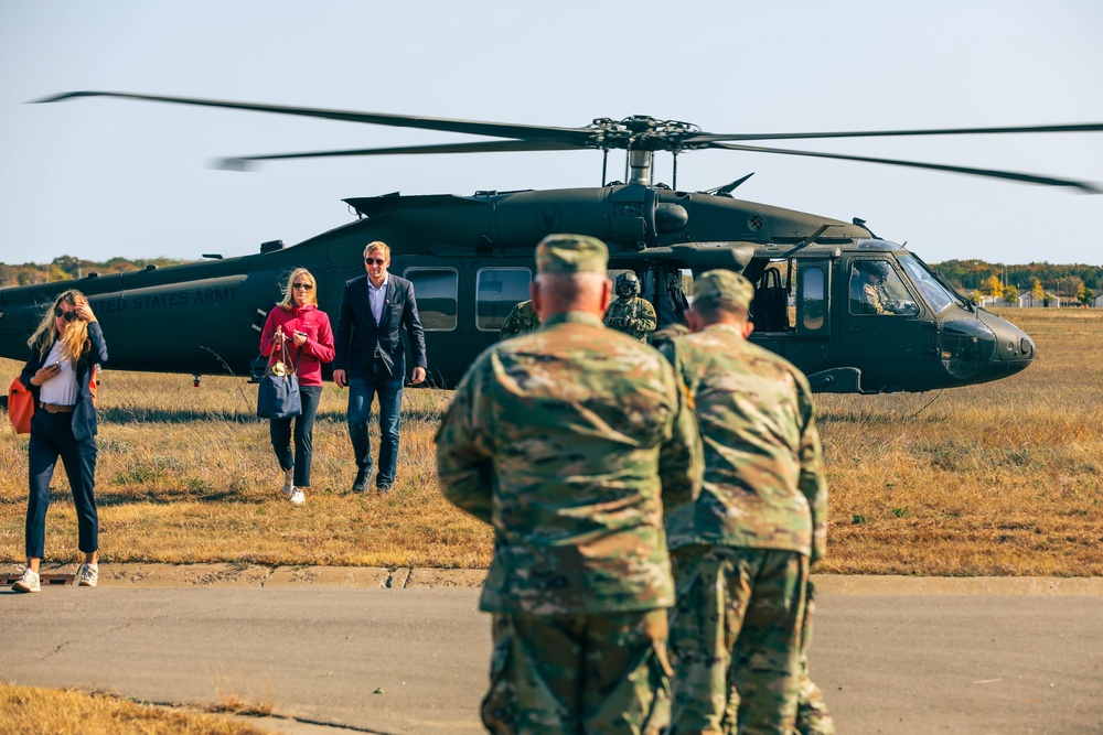 Norwegian Ambassador to the U.S. Visits Camp Ripley