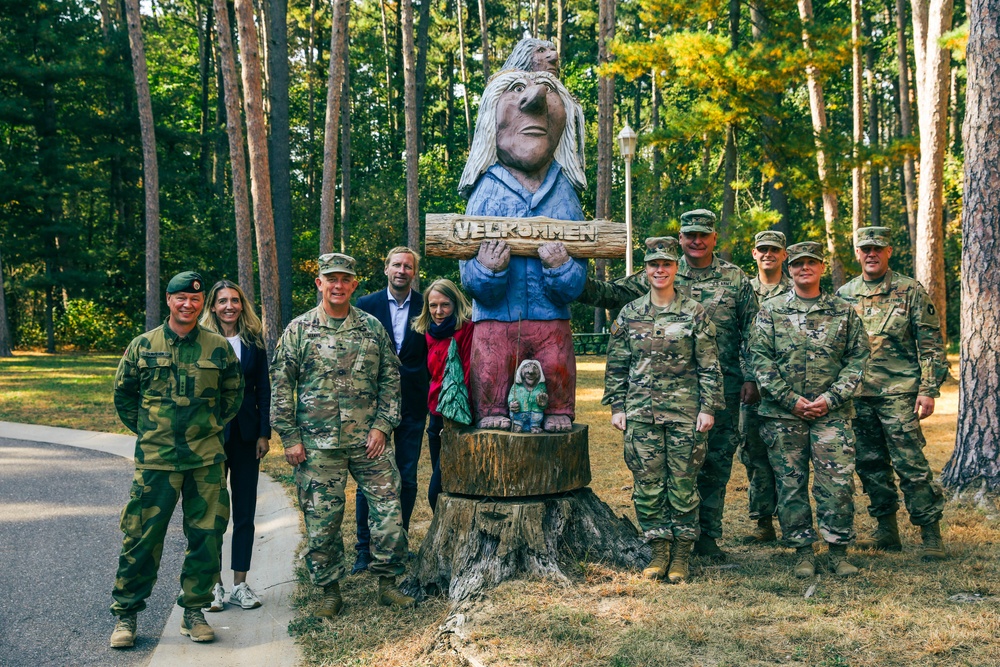 Norwegian Ambassador to the U.S. Visits Camp Ripley