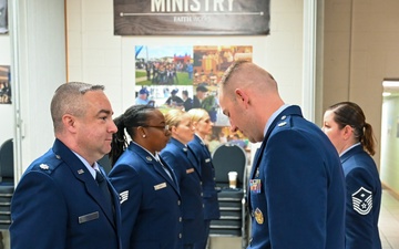 Wing Staff Agencies Airmen receive Open Ranks Inspection