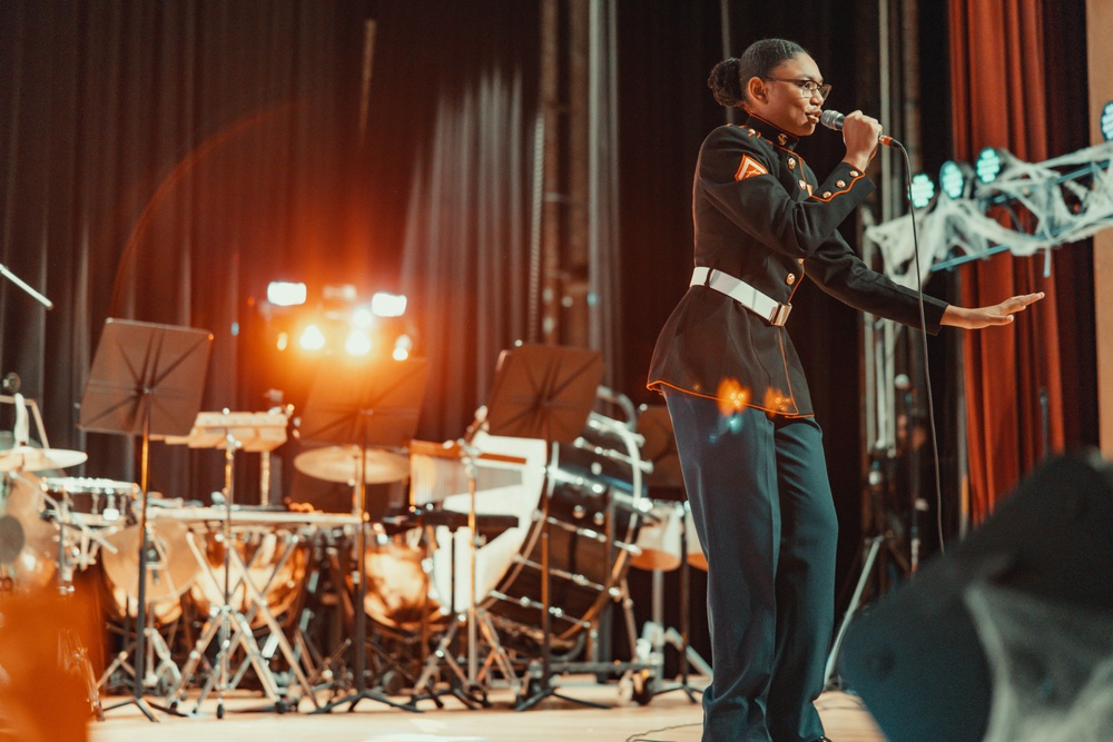 Quantico Marine Band Performs at their Annual Halloween Concert