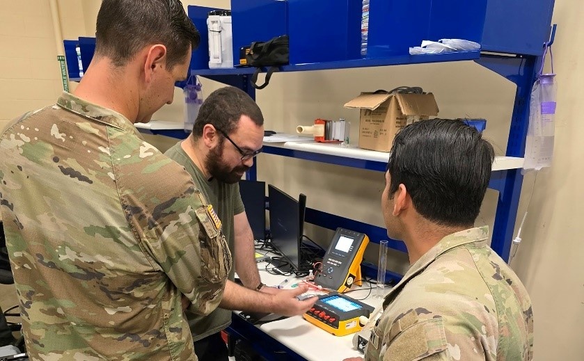 Inspecting a ventilator