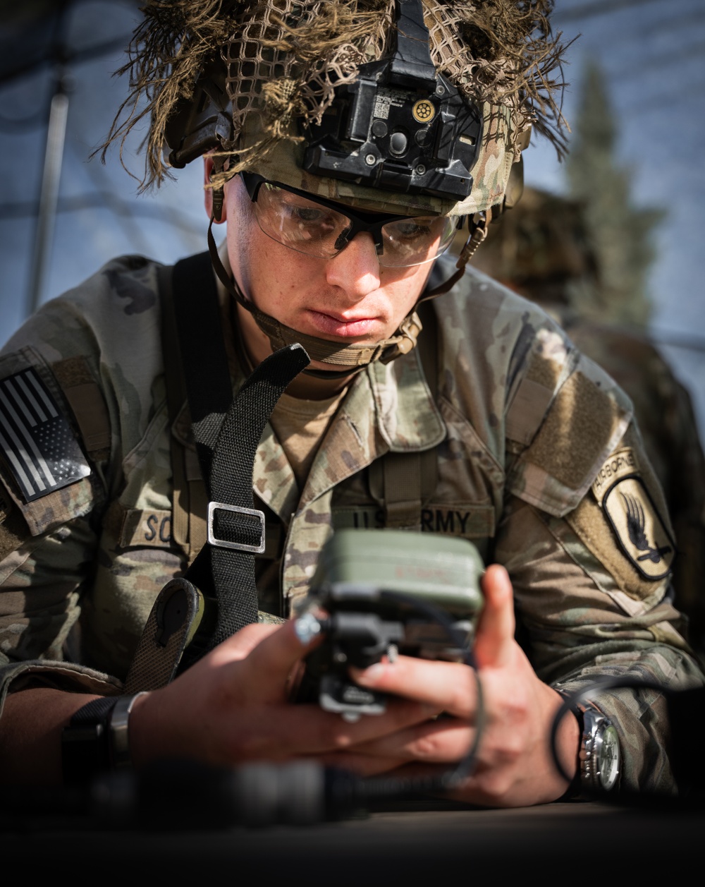 Sky Soldiers Conduct Patrol Lanes During E3B