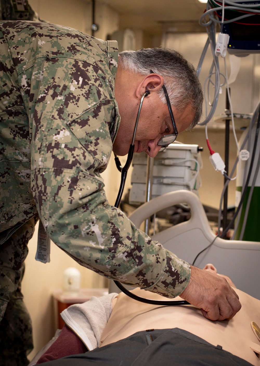 Joint Triage and Tactical Combat Casualty Care Training Aboard the USS Iwo Jima (LHD 7)