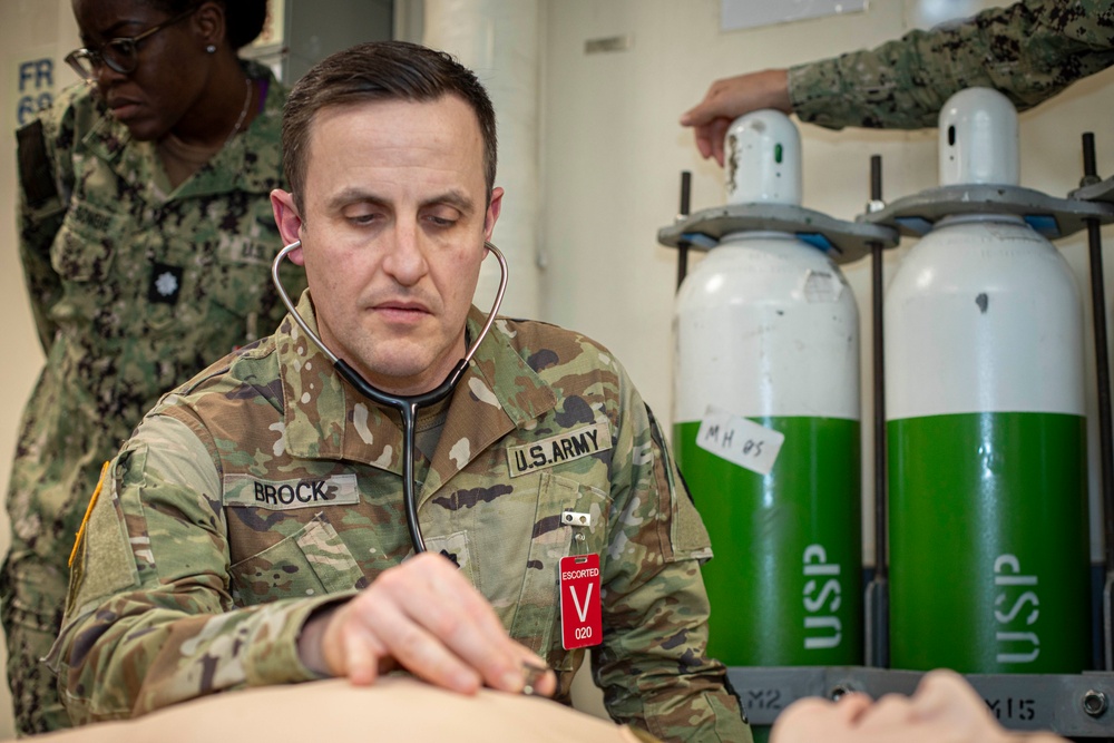 Joint Triage and Tactical Combat Casualty Care Training Aboard the USS Iwo Jima (LHD 7)