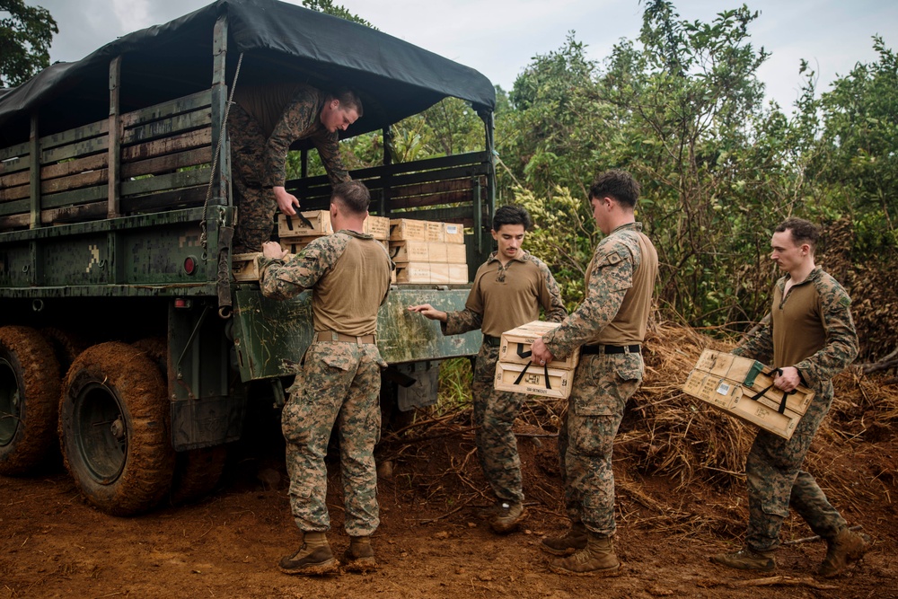 KAMANDAG 8: 15th MEU, Philippine Marines Offload Ammunition at Apurawan