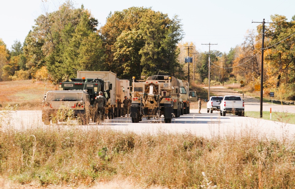 October 2024 training operations at Fort McCoy