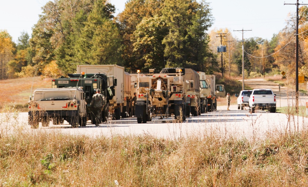 October 2024 training operations at Fort McCoy