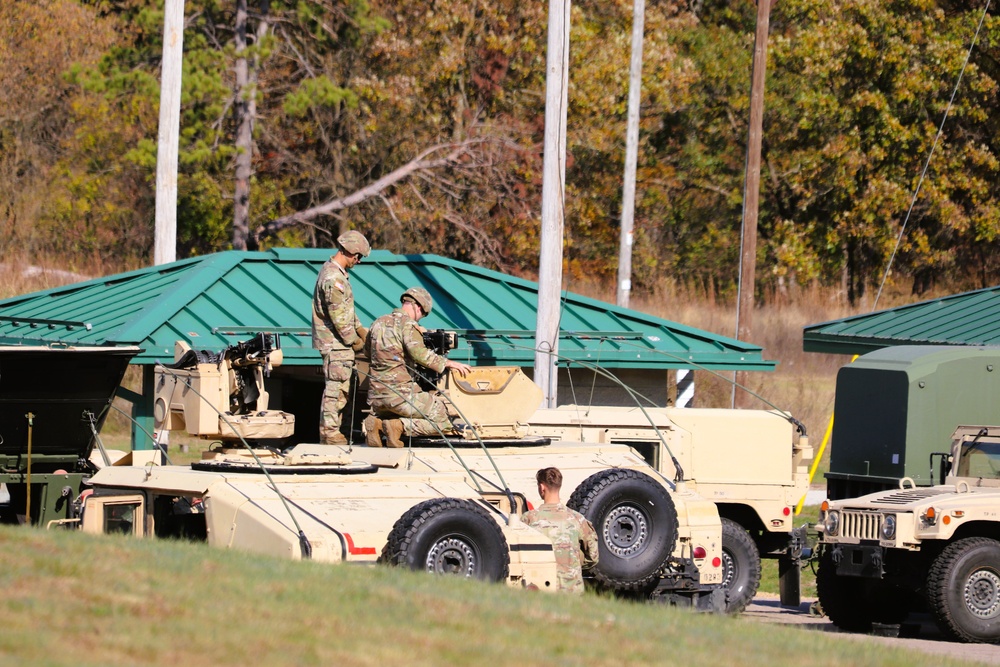 October 2024 training operations at Fort McCoy