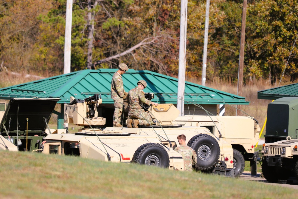 October 2024 training operations at Fort McCoy