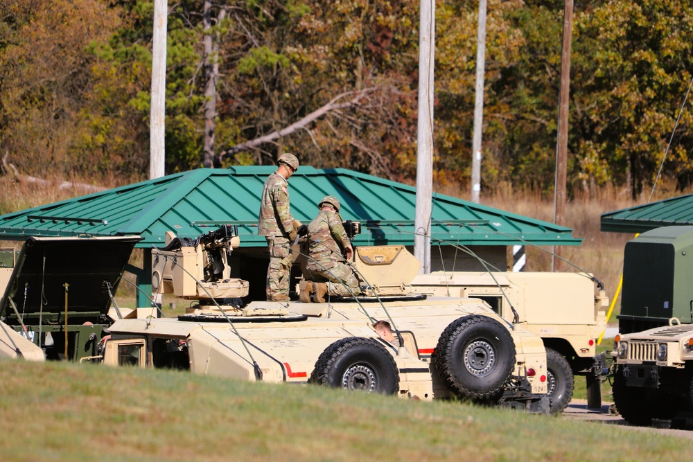 October 2024 training operations at Fort McCoy