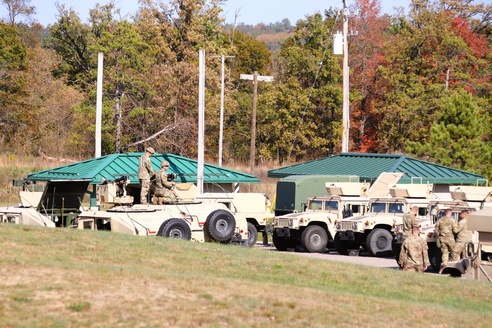 October 2024 training operations at Fort McCoy