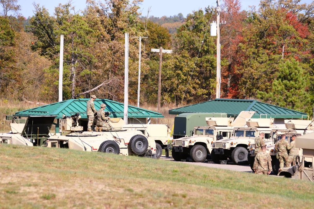 October 2024 training operations at Fort McCoy