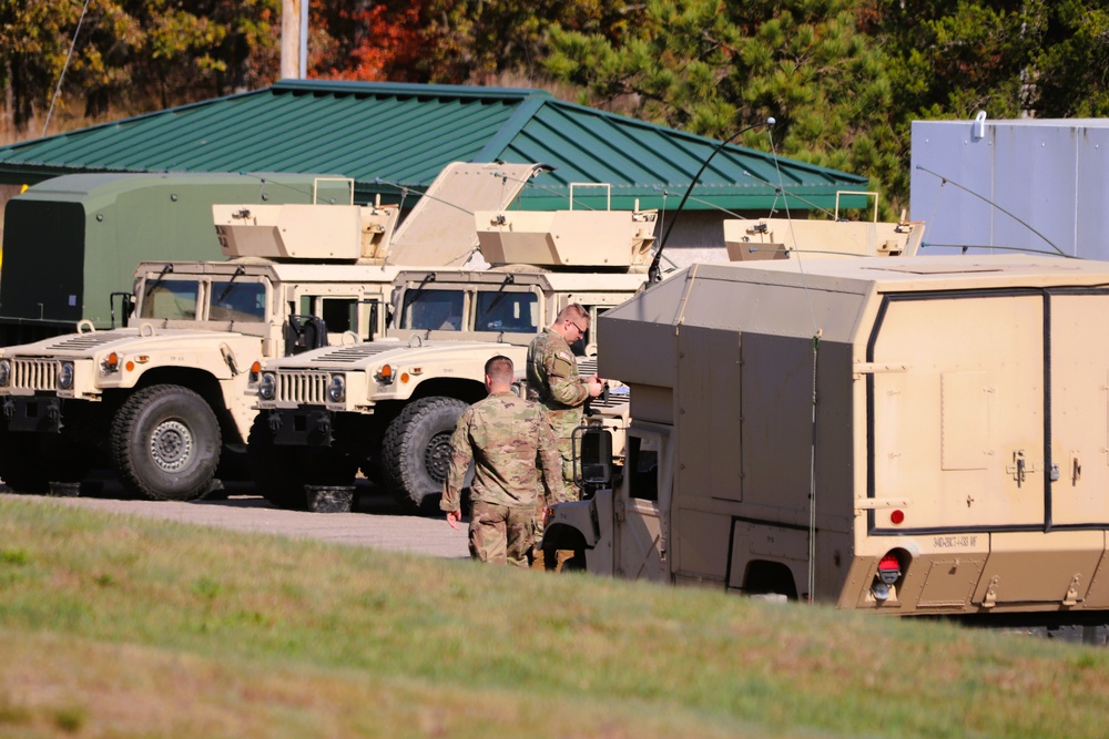 October 2024 training operations at Fort McCoy