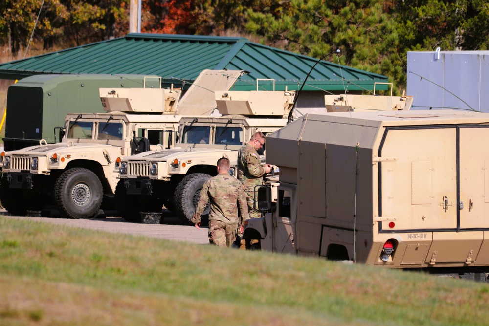 October 2024 training operations at Fort McCoy