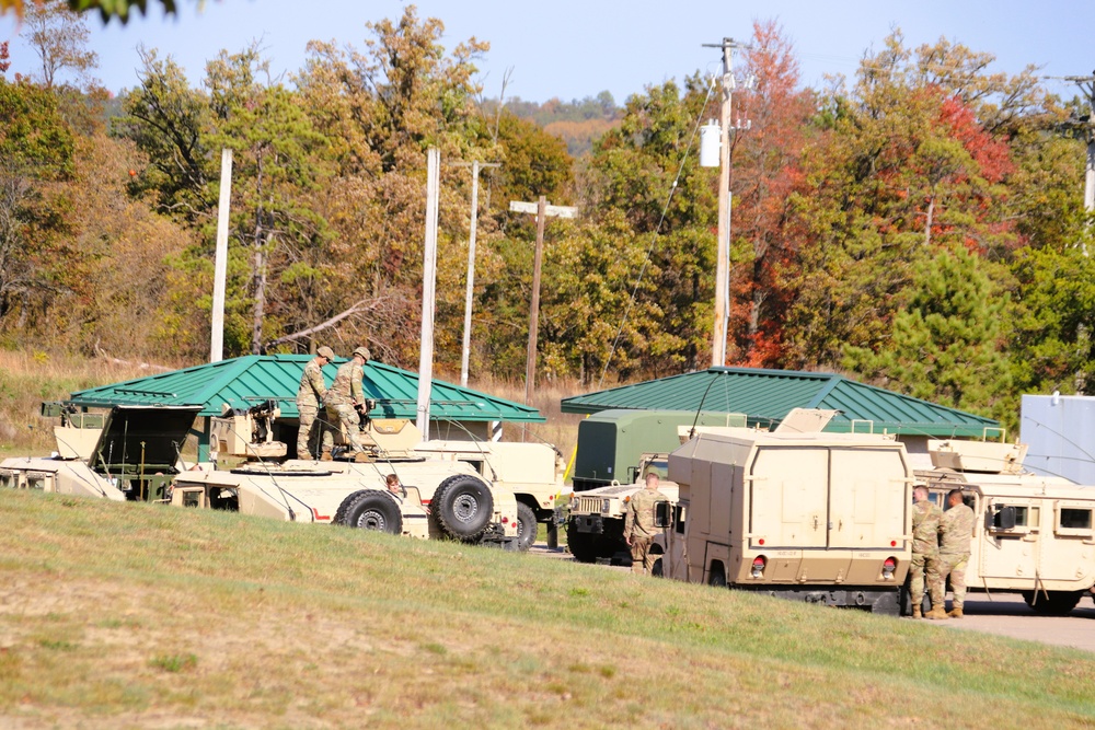 October 2024 training operations at Fort McCoy