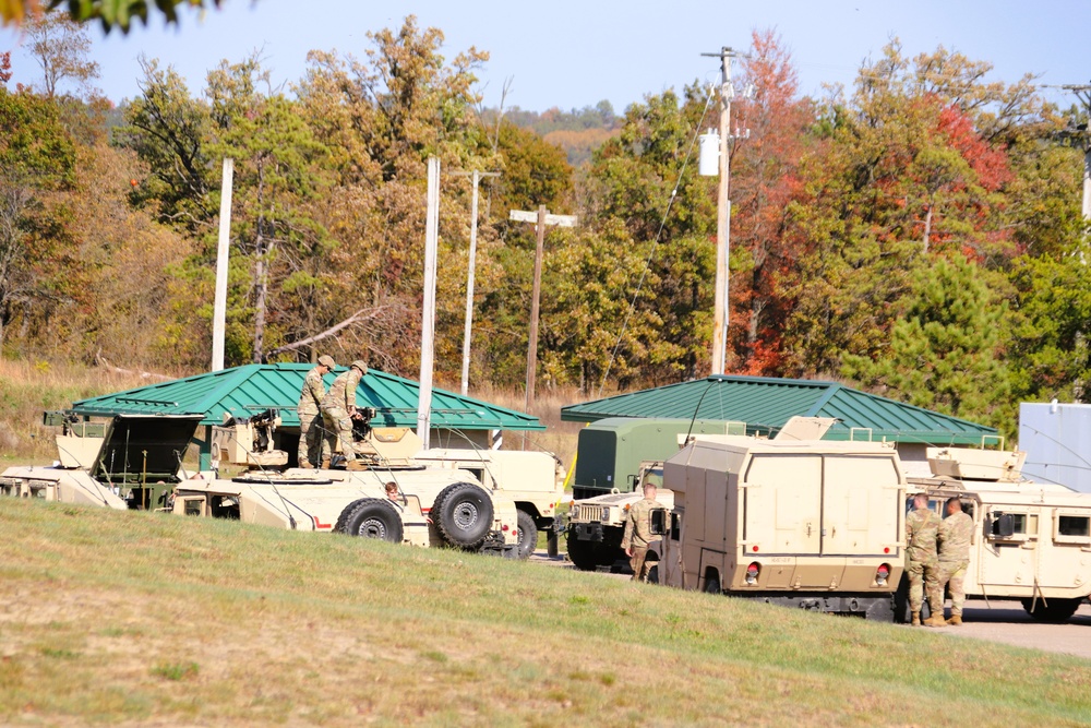 October 2024 training operations at Fort McCoy