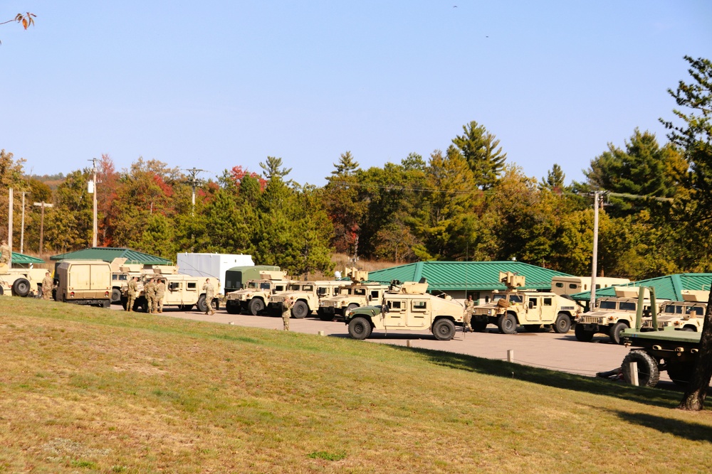 October 2024 training operations at Fort McCoy