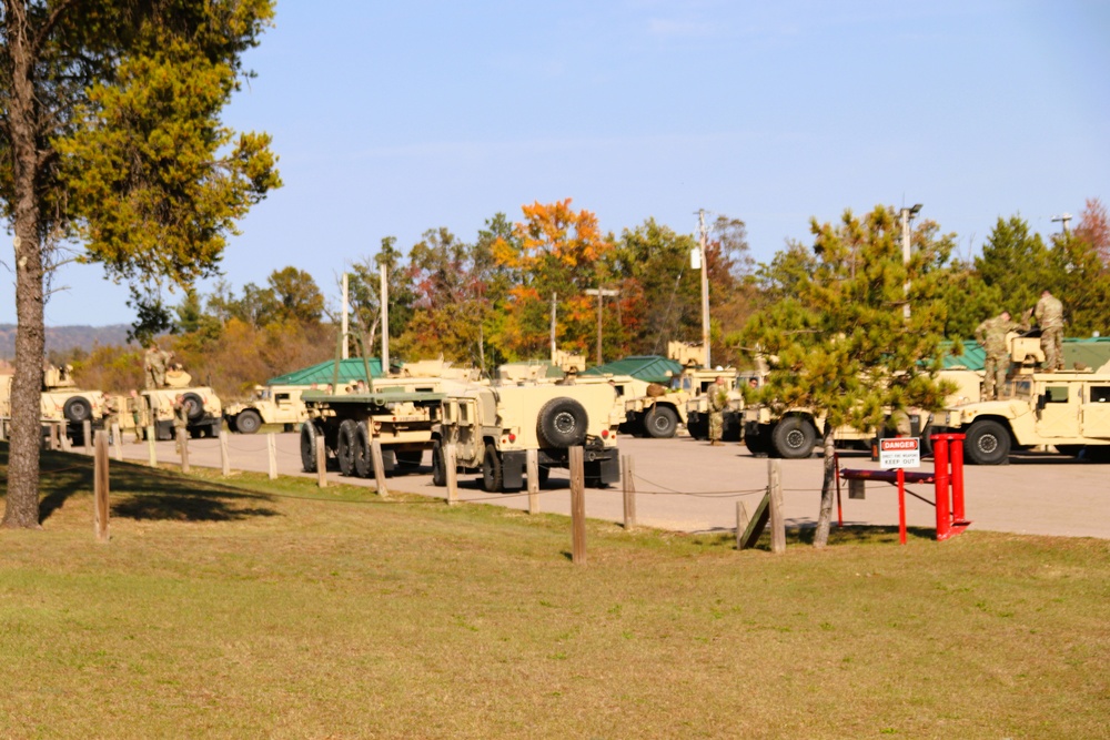 October 2024 training operations at Fort McCoy