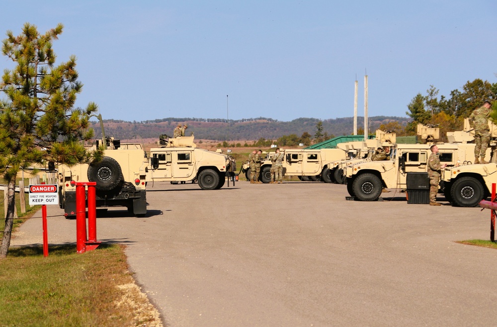 October 2024 training operations at Fort McCoy