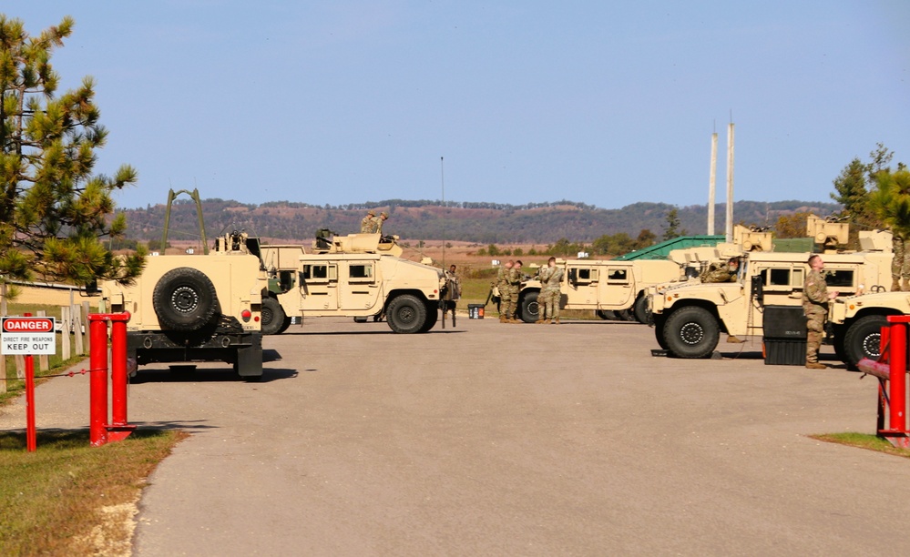 October 2024 training operations at Fort McCoy