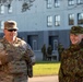 U.S. Army soldiers display combat vehicles in Johvi, Estonia