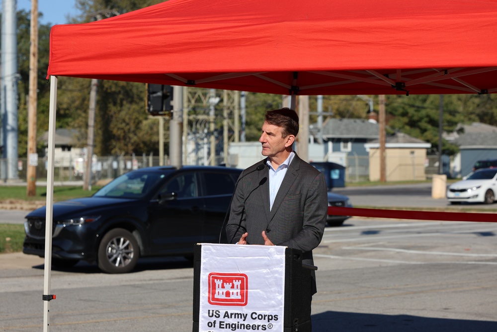 U.S. Army Corps of Engineers, Rep. Frank Mrvan, and Gary Mayor Eddie Melton Celebrate Completion of Calumet Region Gary Sanitary District Force Main Replacement Phase II Project