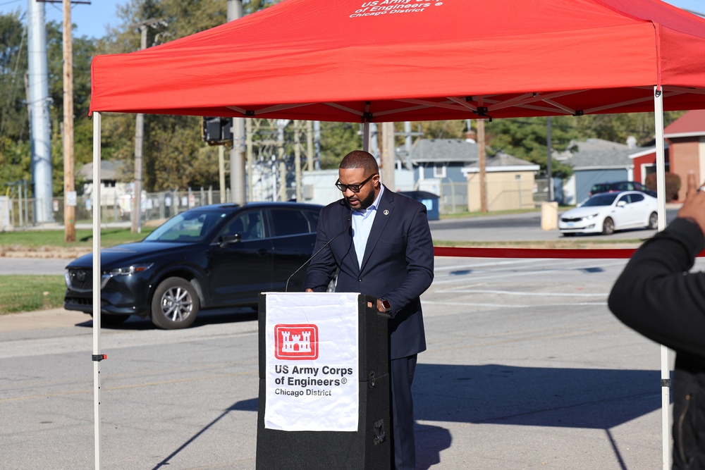 U.S. Army Corps of Engineers, Rep. Frank Mrvan, and Gary Mayor Eddie Melton Celebrate Completion of Calumet Region Gary Sanitary District Force Main Replacement Phase II Project