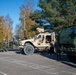 U.S. Army soldiers display combat vehicles in Johvi, Estonia