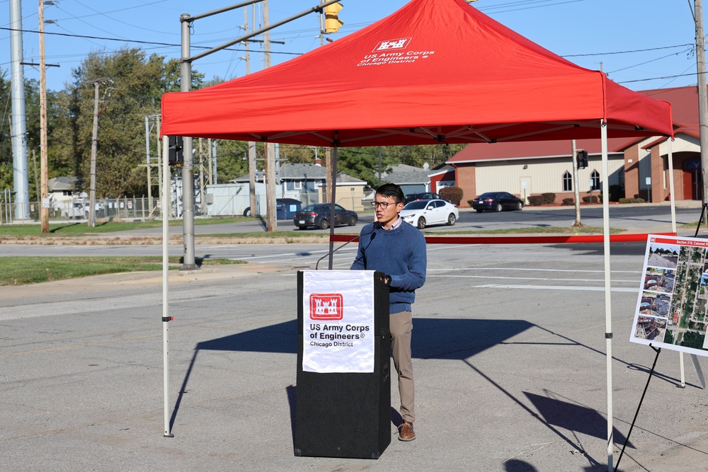 U.S. Army Corps of Engineers, Rep. Frank Mrvan, and Gary Mayor Eddie Melton Celebrate Completion of Calumet Region Gary Sanitary District Force Main Replacement Phase II Project