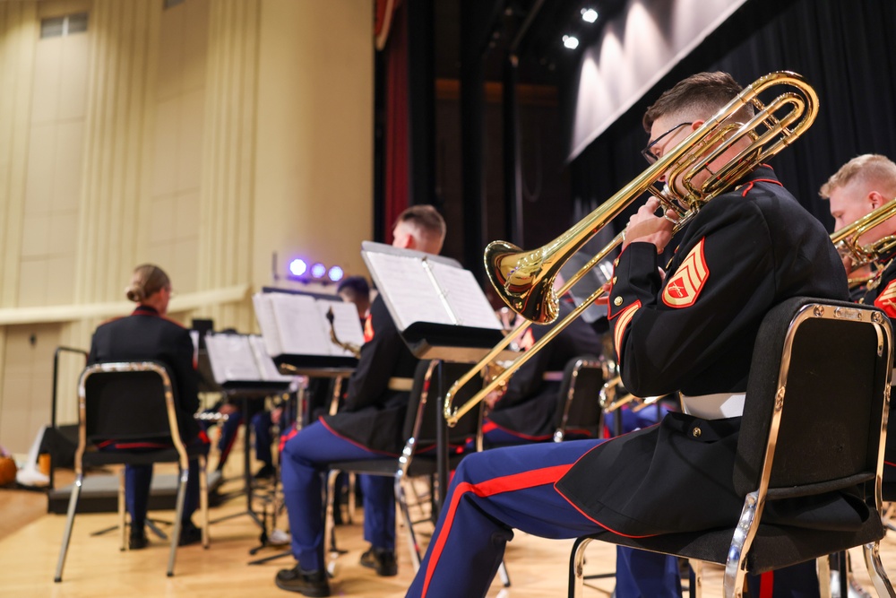 Quantico Marine Corps Band Performs during the Halloween Concert at Little Hall