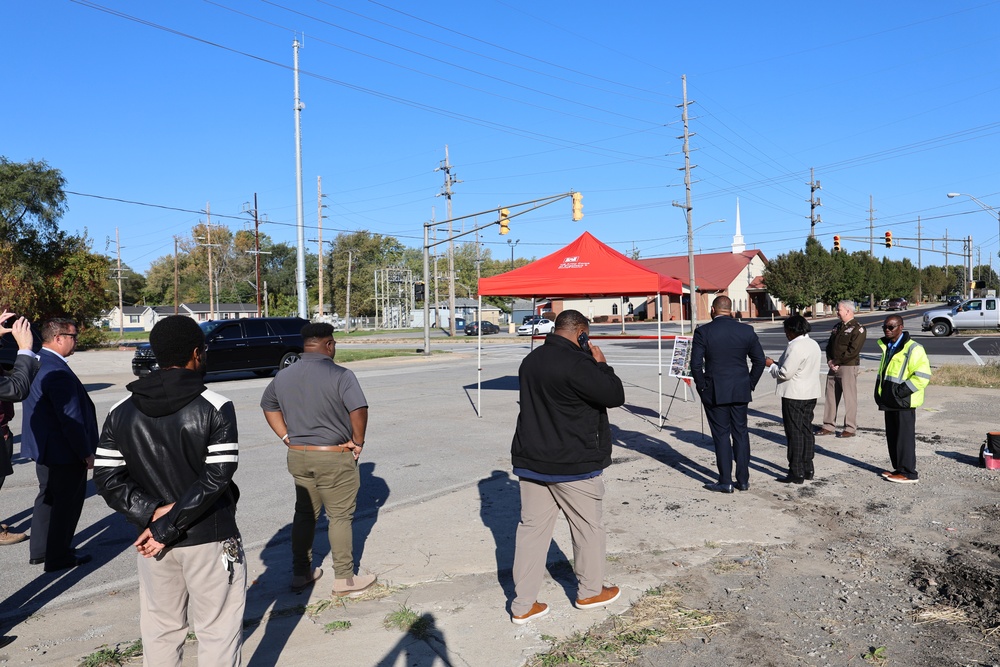 U.S. Army Corps of Engineers, Rep. Frank Mrvan, and Gary Mayor Eddie Melton Celebrate Completion of Calumet Region Gary Sanitary District Force Main Replacement Phase II Project