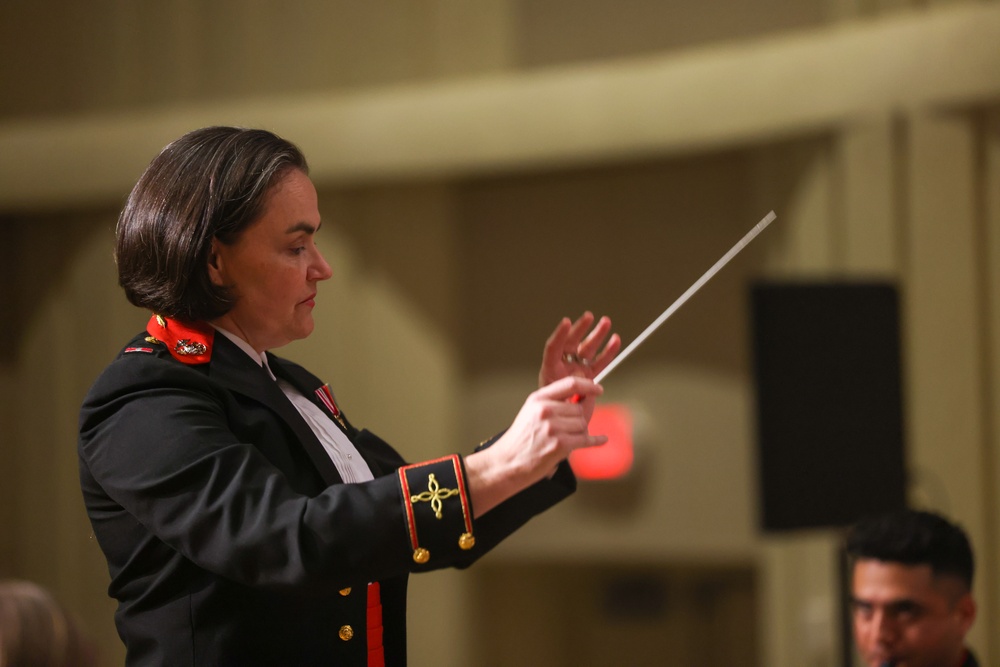 Quantico Marine Corps Band Performs during the Halloween Concert at Little Hall