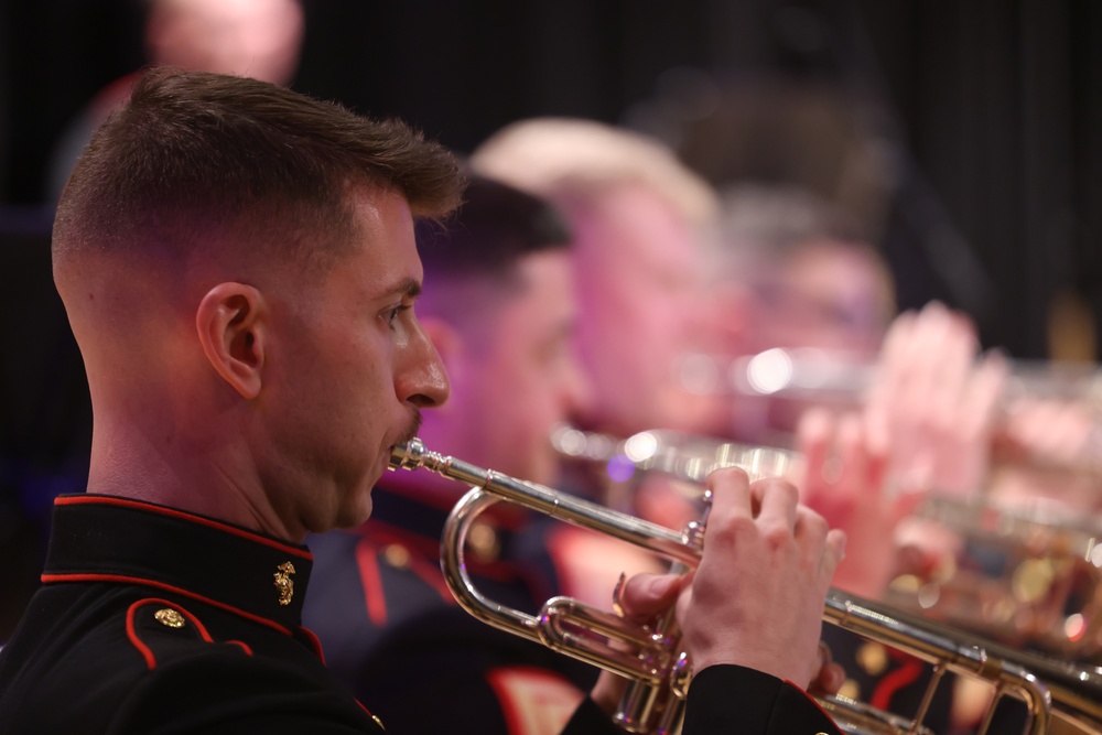 Quantico Marine Corps Band Performs during the Halloween Concert at Little Hall