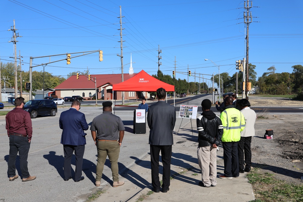 U.S. Army Corps of Engineers, Rep. Frank Mrvan, and Gary Mayor Eddie Melton Celebrate Completion of Calumet Region Gary Sanitary District Force Main Replacement Phase II Project