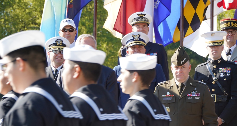 NWS Yorktown Sailors march in annual Yorktown Day parade