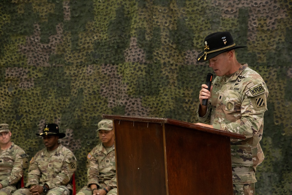 Regional Command East Maneuver Battalion Conduct Transfer of Authority Ceremony