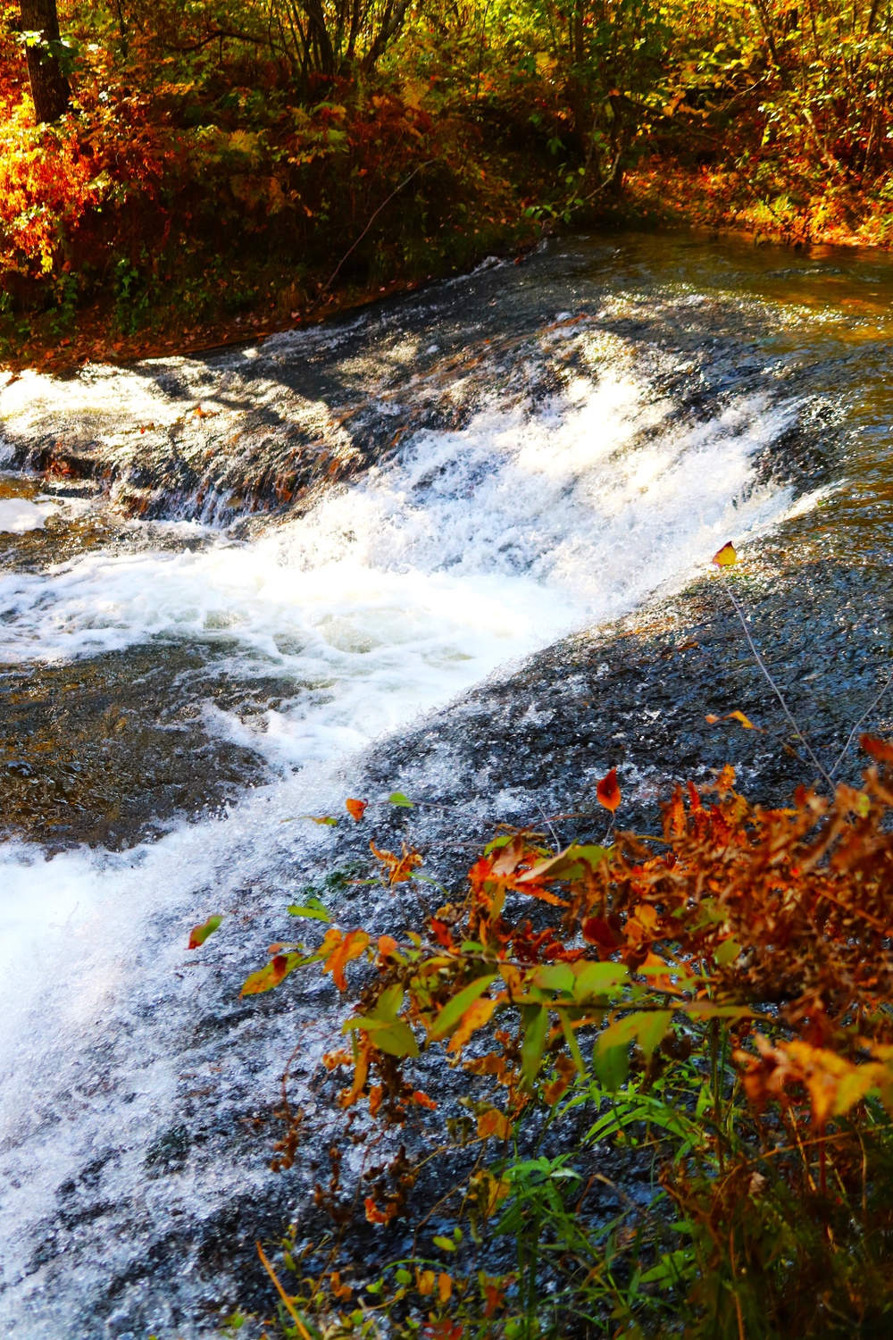 Fort McCoy's Trout Falls in Pine View Recreation Area