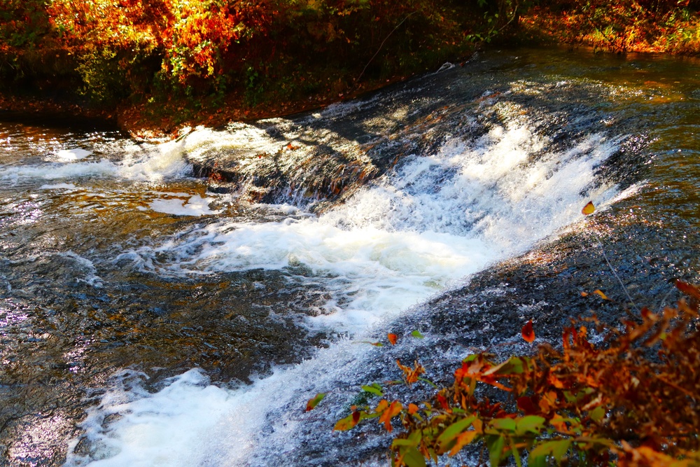 Fort McCoy's Trout Falls in Pine View Recreation Area