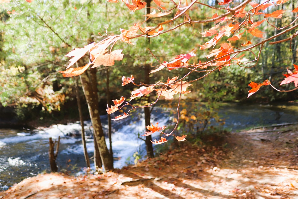 Fort McCoy's Trout Falls in Pine View Recreation Area